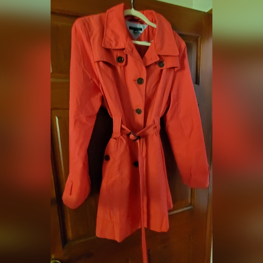📦Tommy Hilfiger breasted trench coat/raincoat